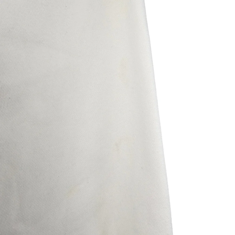Nike Women's Phoenix Fleece Polo Sweatshirt Sail White Cropped Oversized Medium‎